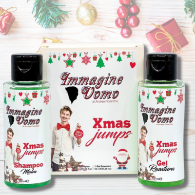 XMAS JUMPS - KIT REGALI PER I CLIENTI BARBER - 90PZ-100ml